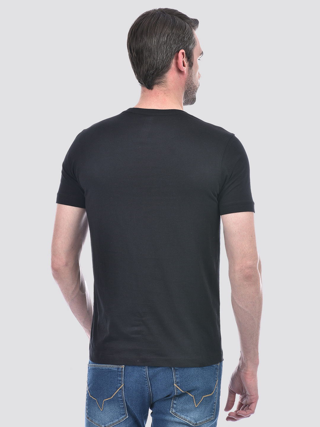 Numero Uno Men Graphic Print Black T-Shirt